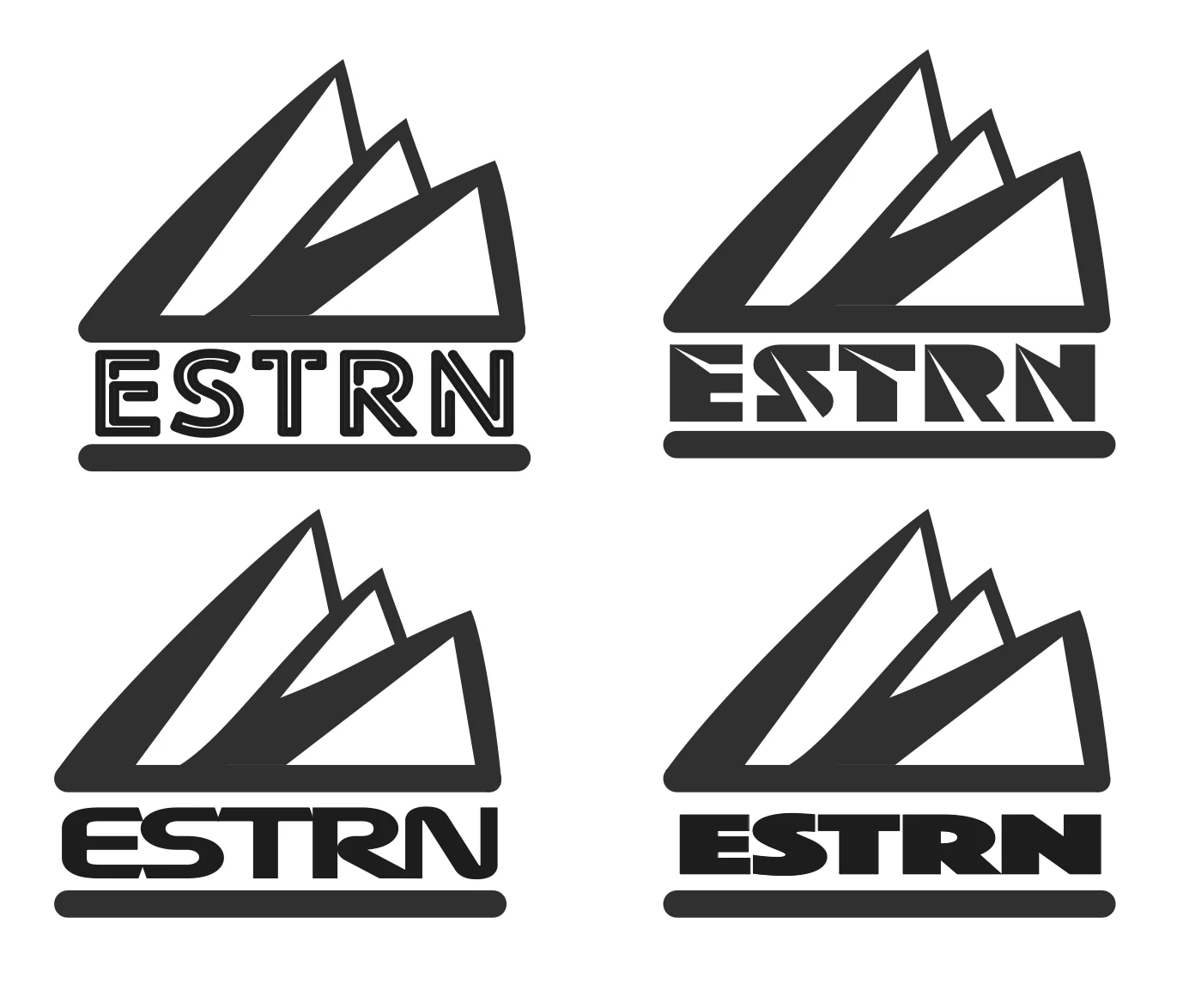 Aperçu de la typographie ESTRN